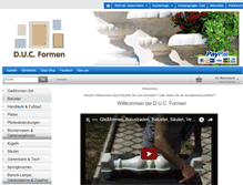 Tablet Screenshot of duc-formen.de